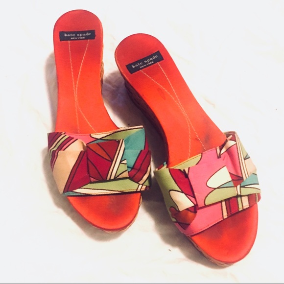 kate spade Shoes - SALE🔥Kate Spade 3” Wedge Floral Sandals